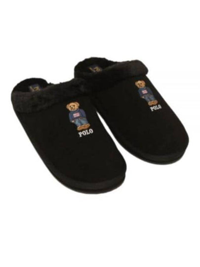 Kayleigh Scuff Bear Mule Black - POLO RALPH LAUREN - BALAAN 2