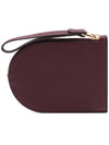 Pin D Taurillon Soft Grain Leather Card Wallet Rosewood - DELVAUX - BALAAN 5