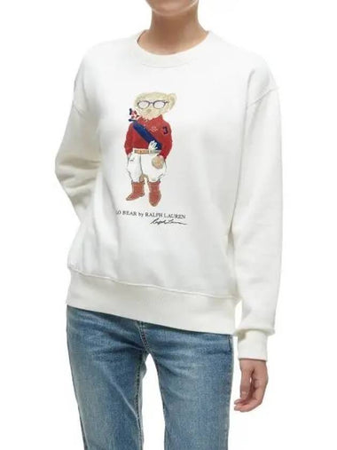 30 Paid W Jockey Polo Bear Sweatshirt White - POLO RALPH LAUREN - BALAAN 1