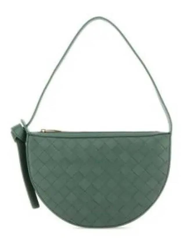 Intrecciato Sunrise Small Shoulder Bag Aloe - BOTTEGA VENETA - BALAAN 2