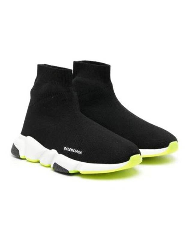 Kids Logo Speedrunner Sneakers Black - BALENCIAGA - BALAAN 1