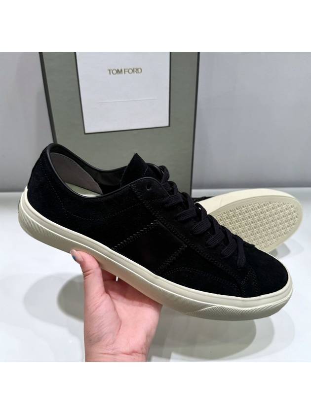 Cambridge sneakers suede black - TOM FORD - BALAAN 2