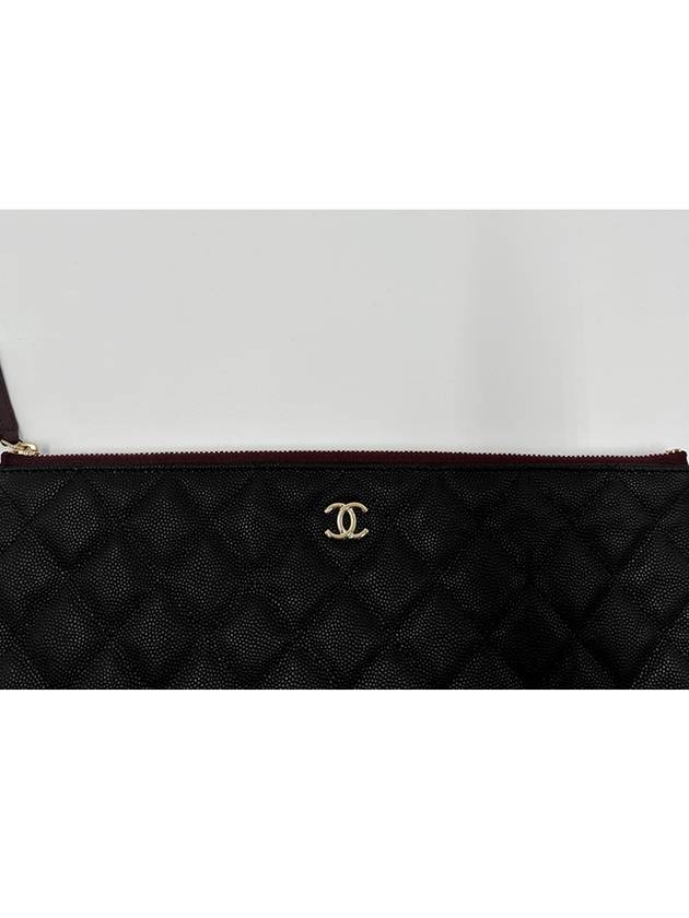 Women s Classic Medium Case Grained Calfskin Silver Metal Black A8254 B01480 C3906 - CHANEL - BALAAN 3