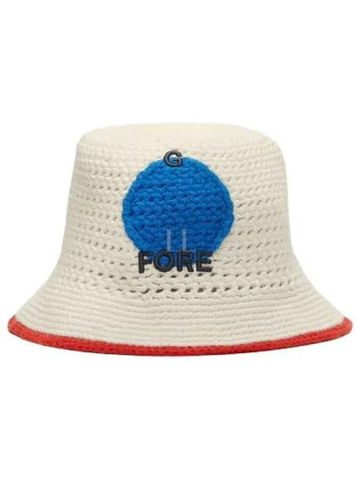 Circle Crochet Bucket Hat White - G/FORE - BALAAN 2