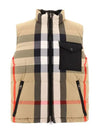 Reversible Check Nylon Padding Vest Archive Beige - BURBERRY - BALAAN 2