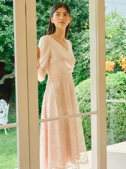 Grace Dress Peach Pink - AME - BALAAN 2