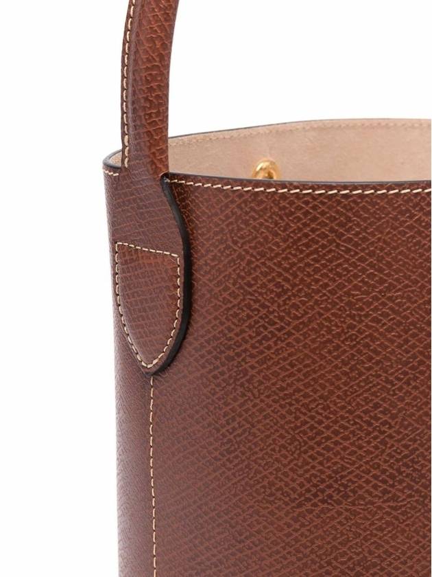 Epure Leather Bucket Bag Brown - LONGCHAMP - BALAAN 3