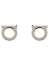 Gancini Earings Silver - SALVATORE FERRAGAMO - BALAAN 2