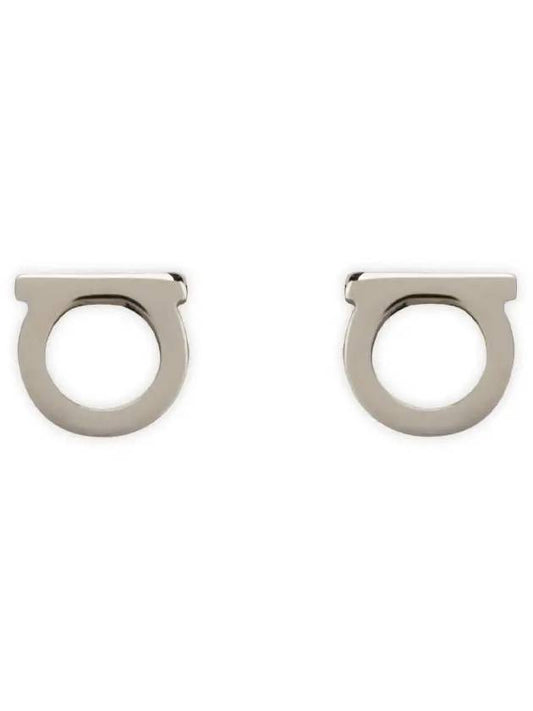 Gancini Earings Silver - SALVATORE FERRAGAMO - BALAAN 2