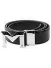 Belt suit double sided M buckle 35mm 127697 - MONTBLANC - BALAAN 3