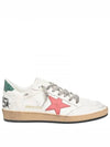 Ball Star Low Top Sneakers Red White - GOLDEN GOOSE - BALAAN 2