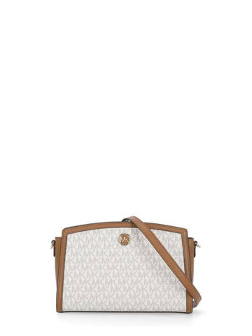 Jet Set Logo Print Cross Bag White - MICHAEL KORS - BALAAN 1