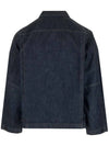 Boxy Denim Jacket Indigo - LEMAIRE - BALAAN 3