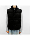 Corduroy down vest black - PRADA - BALAAN 3