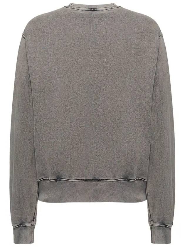 Blurred Logo Sweatshirt Faded Grey - ACNE STUDIOS - BALAAN 4