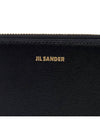 Around Zipper Leather Half Wallet Black - JIL SANDER - BALAAN 7