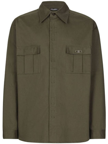 Dolce & Gabbana Shirts Green - DOLCE&GABBANA - BALAAN 1