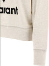 Moby Logo Print Sweatshirt Ecru - ISABEL MARANT - BALAAN 5