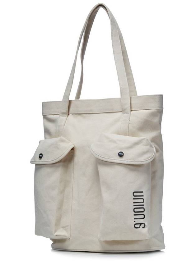 Women's Double Pocket Bag Ivory - UNION 6 - BALAAN 2