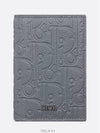 Vertical 2 tier Card Wallet Deep Gray Dior Gravity Leather - DIOR - BALAAN 1