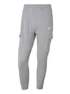 NSW Club Fleece Cargo Track Pants Grey - NIKE - BALAAN 2