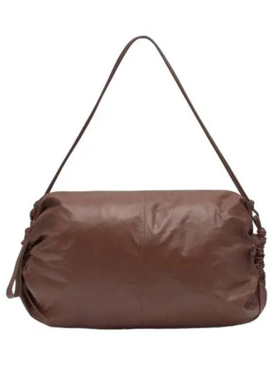 Drawstring cross bag brown - JIL SANDER - BALAAN 1