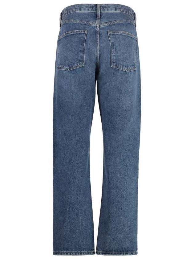 90s Midrise Organic Cotton Jeans Blue - AGOLDE - BALAAN 3