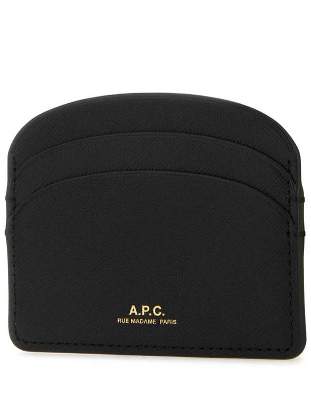 Demi Lune Card Wallet Black - A.P.C. - BALAAN 3