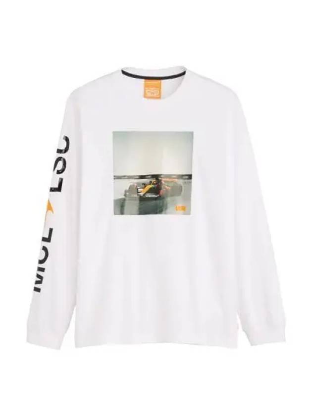 Levis McLaren Racing Graphic Long Sleeve T Shirt White - LEVI'S - BALAAN 1