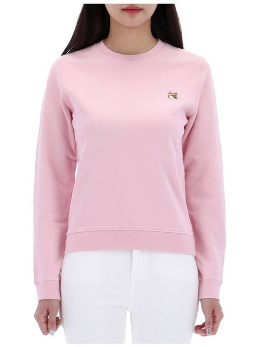 Logo Patch Sweatshirt LW00302KM0001 PALEPINK - MAISON KITSUNE - BALAAN 2