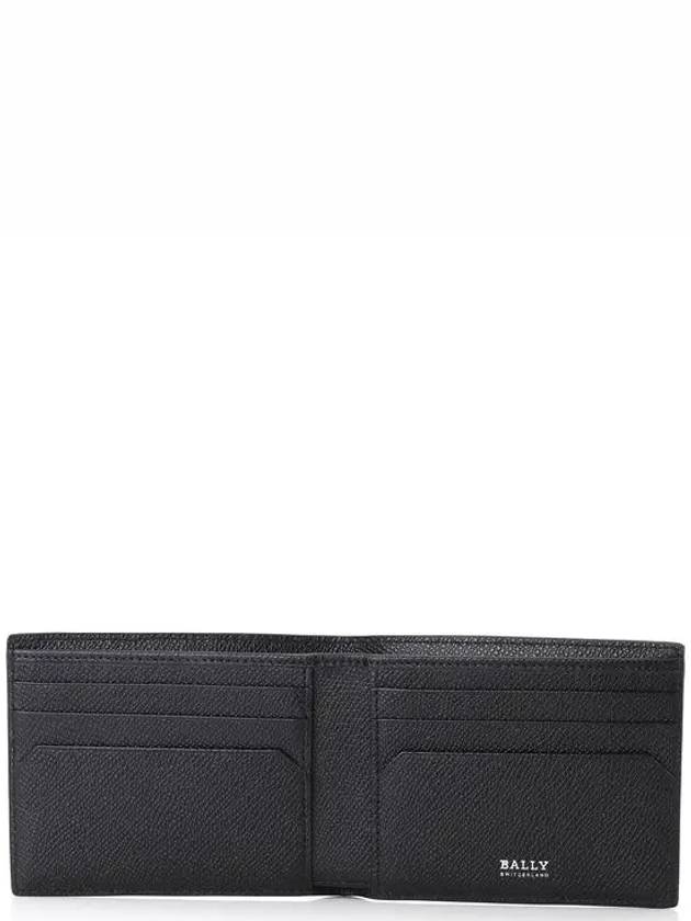 Men's Tevye Leather Half Wallet Black - BALLY - BALAAN 5