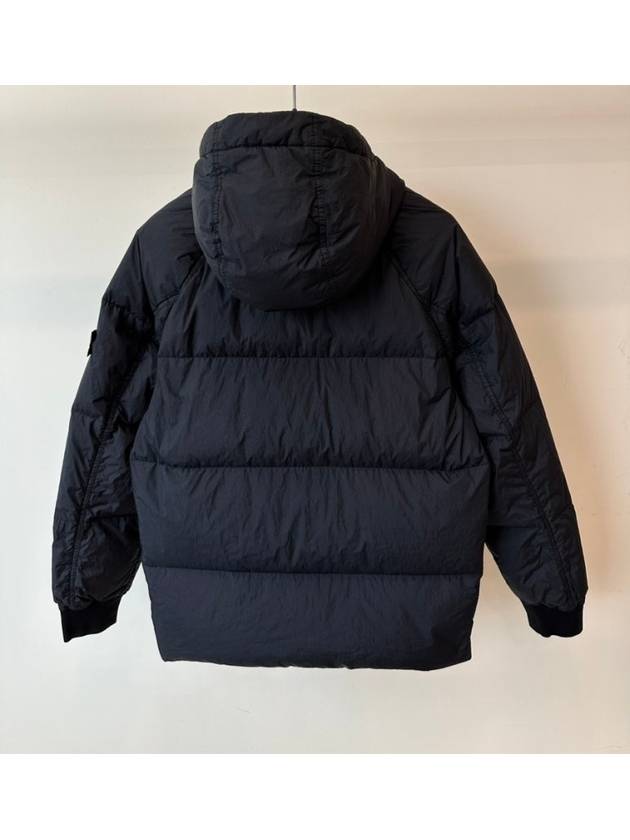 Kids Wappen Patch Hooded Padding Navy - STONE ISLAND - BALAAN 6