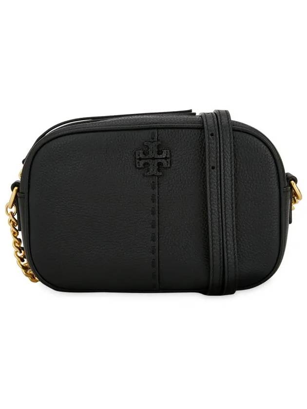 McGraw Logo Camera Shoulder Bag Black - TORY BURCH - BALAAN 4