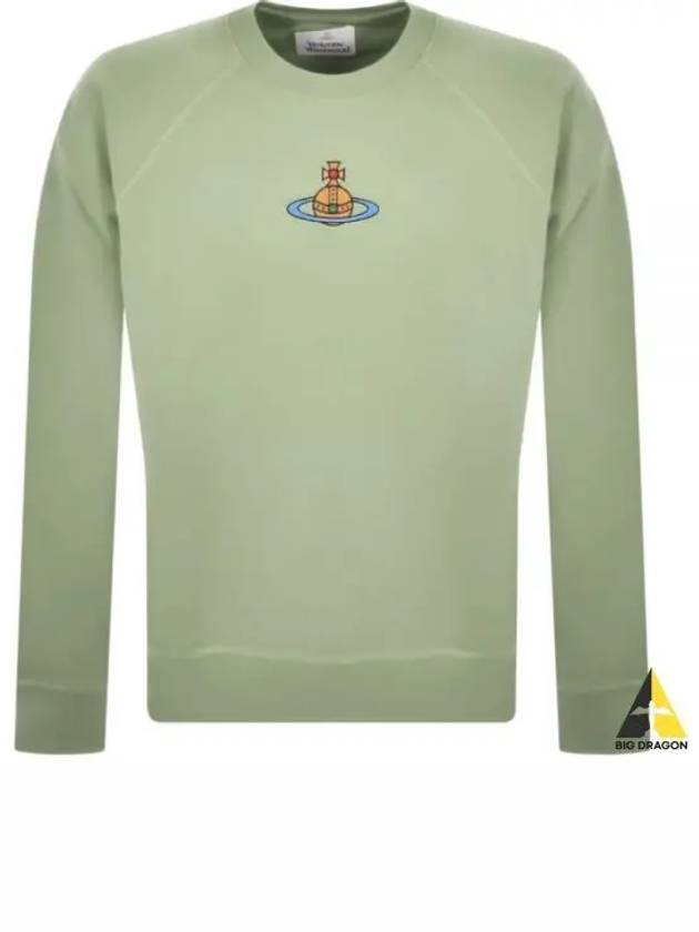 ORB Logo Crewneck Sweatshirt Pastaccio - VIVIENNE WESTWOOD - BALAAN 2