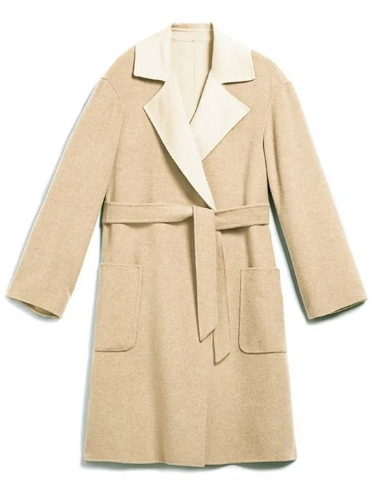 11th Anniversary TERZO Wool Coat Camel 60110102 004 - MAX MARA - BALAAN 2