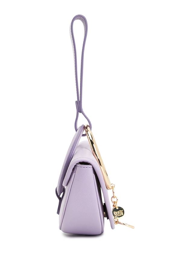 Mara Half Moon Hand Clutch Bag Purple - CHLOE - BALAAN 3