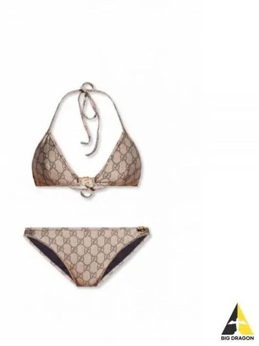 GG Stretch Jersey Bikini Beige - GUCCI - BALAAN 2