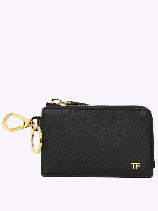 TF Logo Key Holder Black - TOM FORD - BALAAN 2