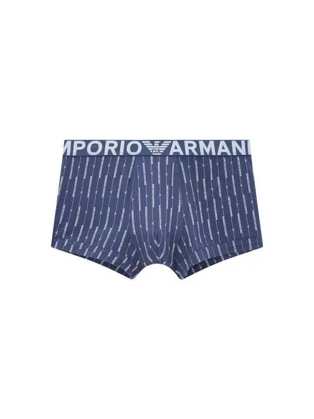 Men s Logo Stripe Cotton Drawn Dark Blue 270981 - EMPORIO ARMANI - BALAAN 1