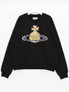 Time Machine Raglan Sweatshirt Black - VIVIENNE WESTWOOD - BALAAN 2