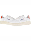 Medalist Orange Tab Low Top Sneakers White - AUTRY - BALAAN 3