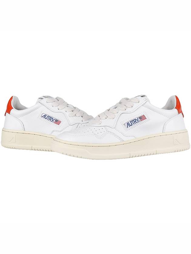 Medalist Orange Tab Low Top Sneakers White - AUTRY - BALAAN 3