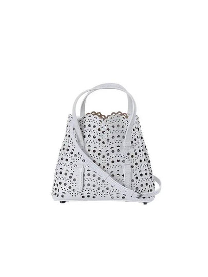 Mina 20 Vienne Wave Lux Calfskin Tote Bag White - ALAIA - BALAAN 2