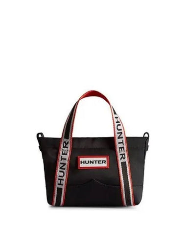 Nylon Top Clip Mini Tote Bag Black - HUNTER - BALAAN 1