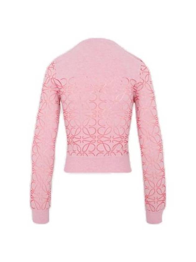 Anagram Debore Wool Knit Top Pink - LOEWE - BALAAN 3