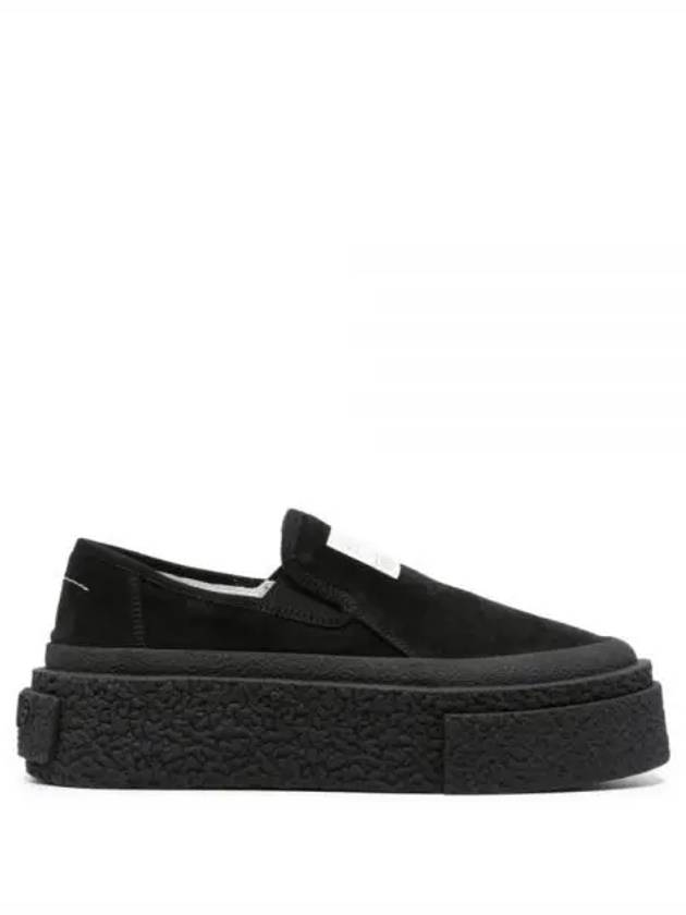 Gambetta Logo Stitch Slip-On Black - MAISON MARGIELA - BALAAN 2