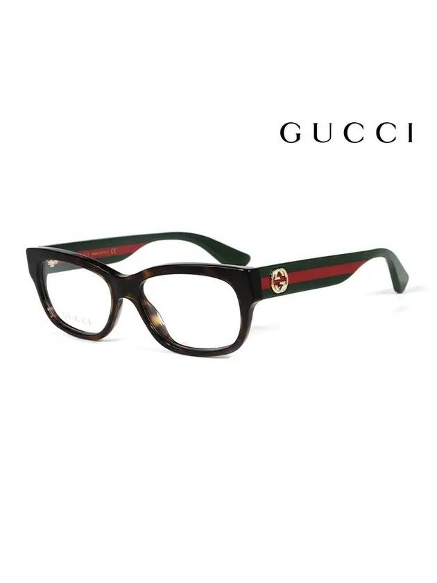 Glasses Frame GG0278O 015 Square Acetate Men Women Glasses - GUCCI - BALAAN.