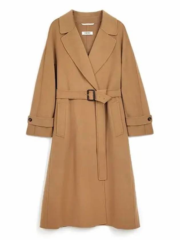 EBANO Virgin Wool Coat Camel 045 - MAX MARA - BALAAN 1