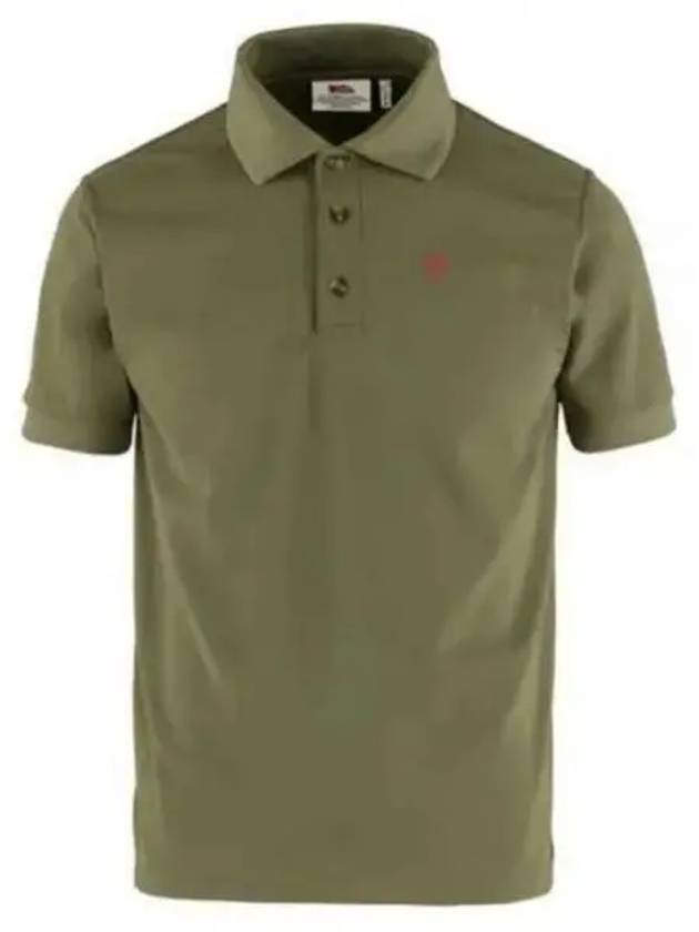 24 Men s Crowley Pique Shirt Light Olive 81783622 - FJALL RAVEN - BALAAN 1