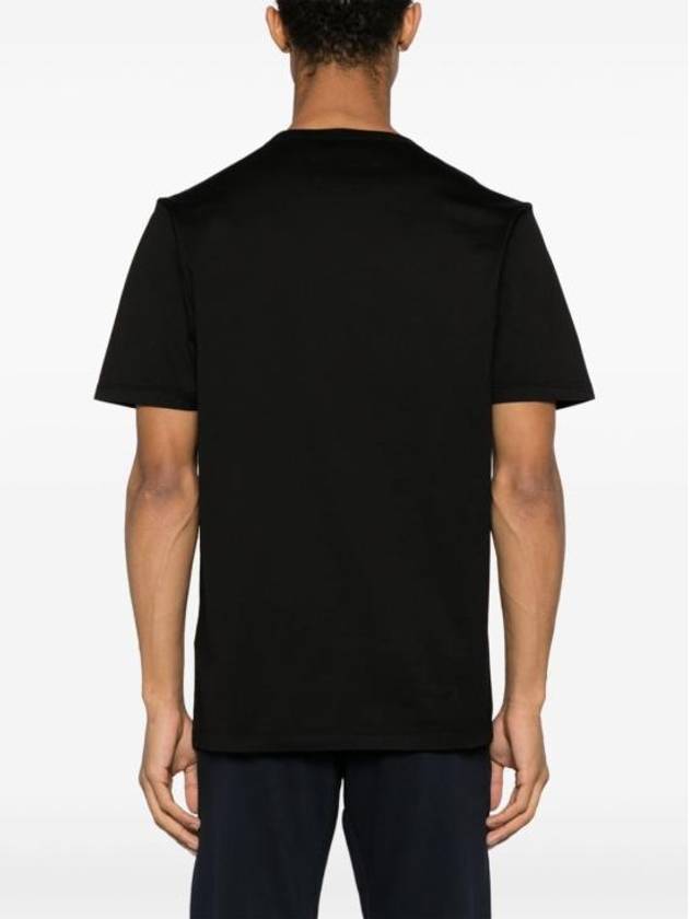 70/2 Mercerized Jersey Short Sleeve T-Shirt Black - CP COMPANY - BALAAN 3